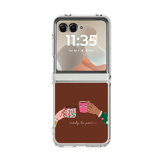 クリアケース［ Teatime - Brown ］