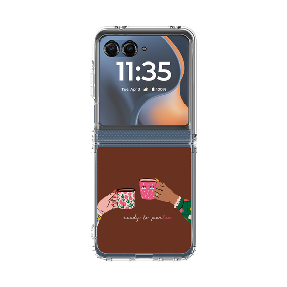 クリアケース［ Teatime - Brown ］