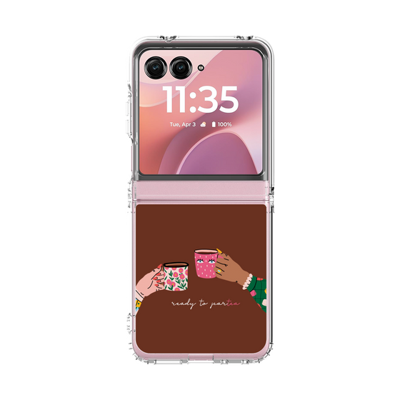 クリアケース［ Teatime - Brown ］