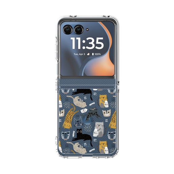 クリアケース［ Funny Cats - 01 ］