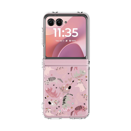 クリアケース［ Funny Cats - 02 ］