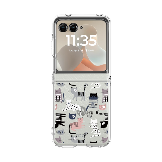 クリアケース［ Funny Cats - 03 ］