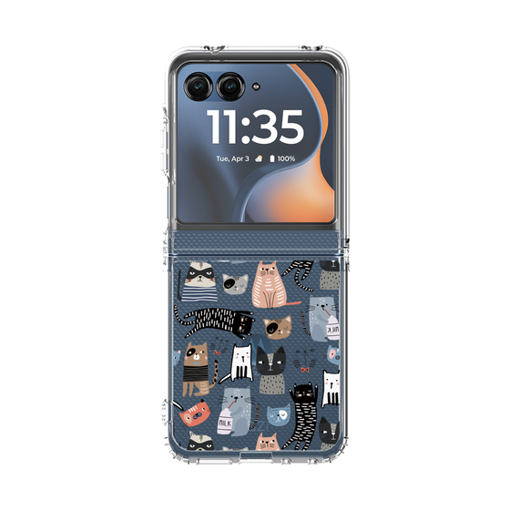 クリアケース［ Funny Cats - 04 ］