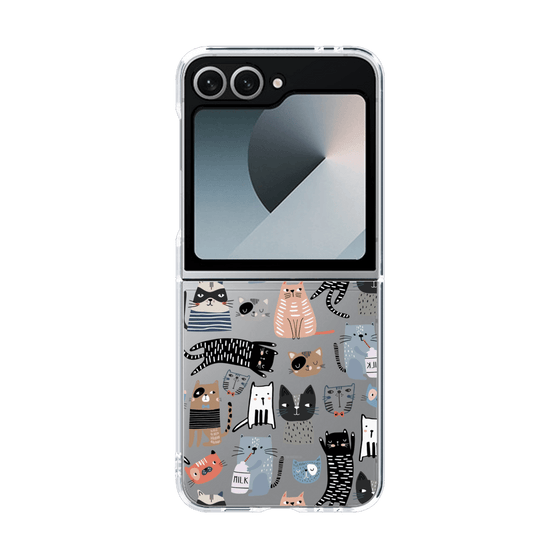 クリアケース［ Funny Cats - 04 ］