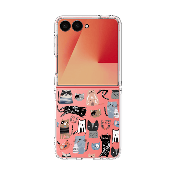 クリアケース［ Funny Cats - 04 ］