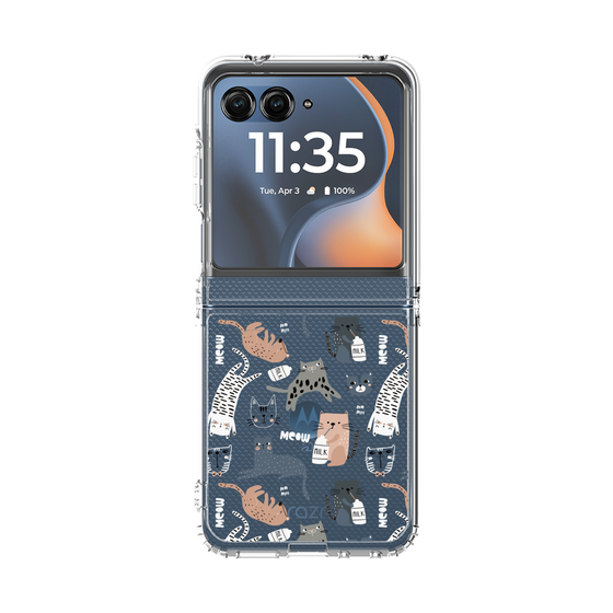 クリアケース［ Funny Cats - 05 ］