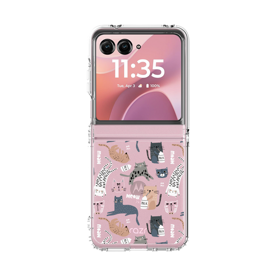 クリアケース［ Funny Cats - 05 ］