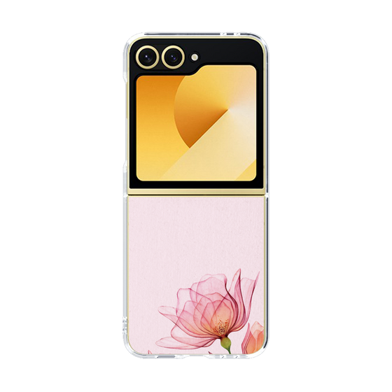 クリアケース［ Natural Flower - Pink ］