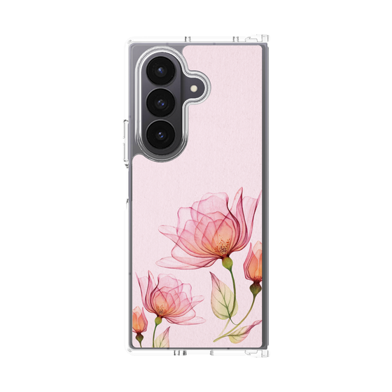 クリアケース［ Natural Flower - Pink ］