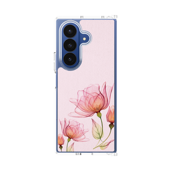 クリアケース［ Natural Flower - Pink ］