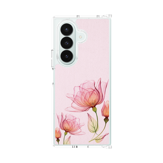 クリアケース［ Natural Flower - Pink ］