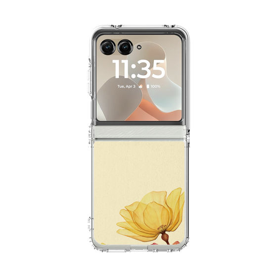 クリアケース［ Natural Flower - Yellow ］