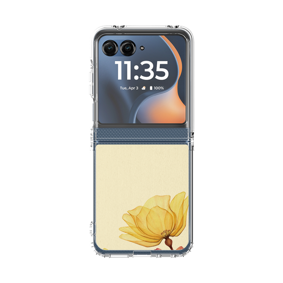 クリアケース［ Natural Flower - Yellow ］