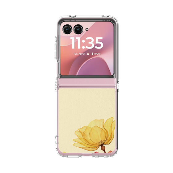 クリアケース［ Natural Flower - Yellow ］