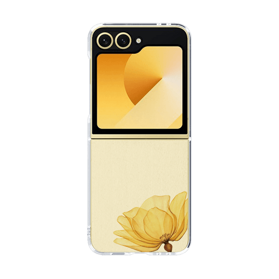 クリアケース［ Natural Flower - Yellow ］