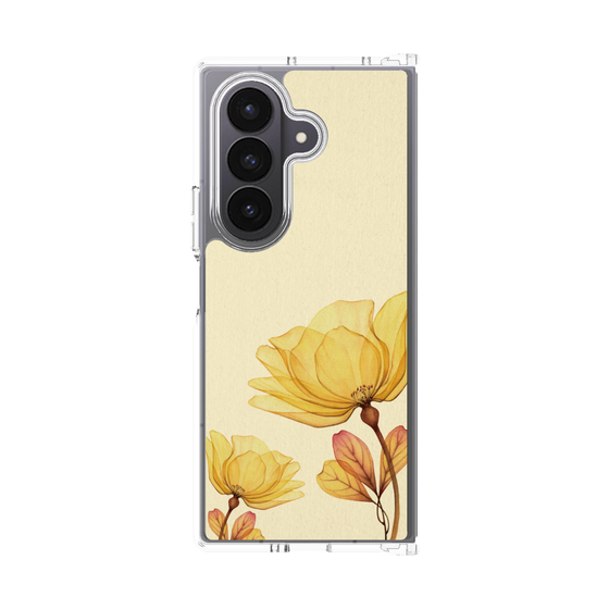 クリアケース［ Natural Flower - Yellow ］
