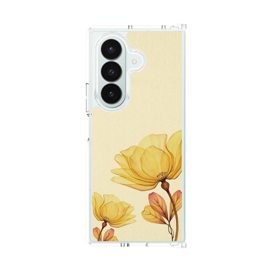 クリアケース［ Natural Flower - Yellow ］