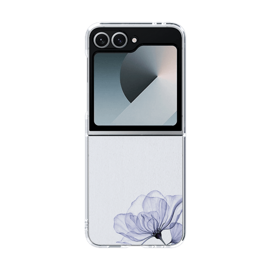 クリアケース［ Natural Flower - blue ］