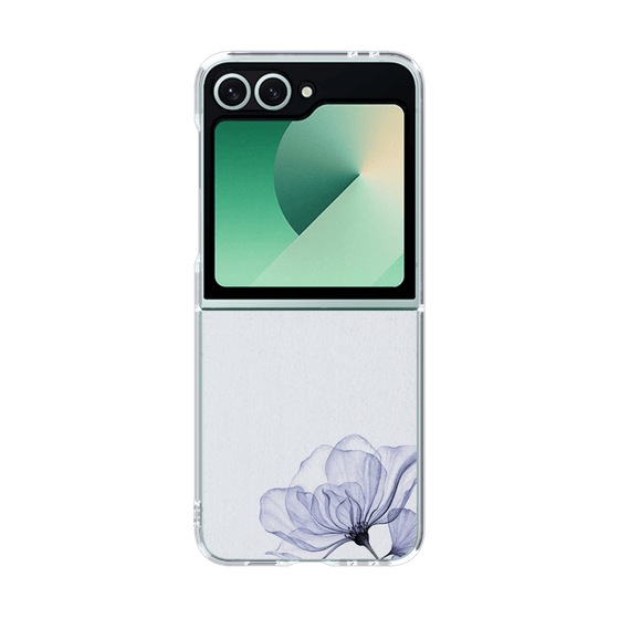 クリアケース［ Natural Flower - blue ］