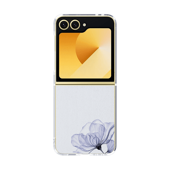 クリアケース［ Natural Flower - blue ］