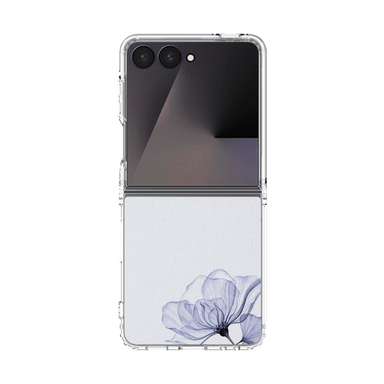 クリアケース［ Natural Flower - blue ］