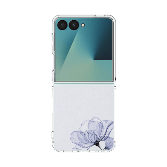 クリアケース［ Natural Flower - blue ］