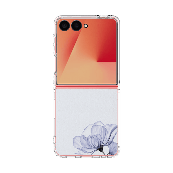 クリアケース［ Natural Flower - blue ］