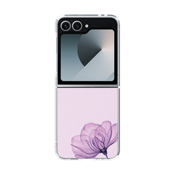 クリアケース［ Natural Flower - Purple ］