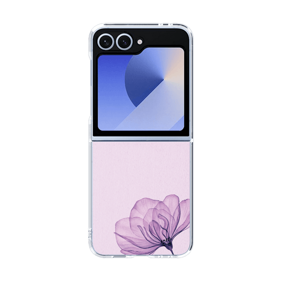 クリアケース［ Natural Flower - Purple ］