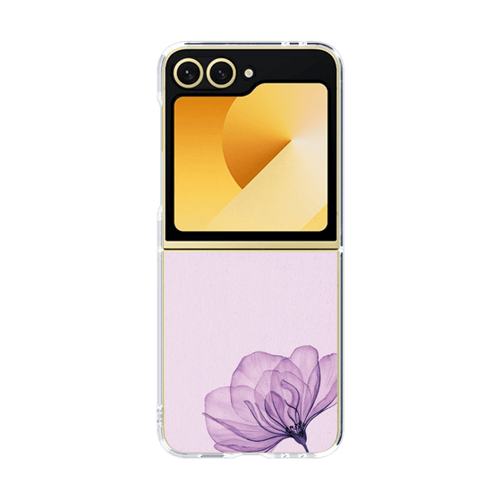 クリアケース［ Natural Flower - Purple ］