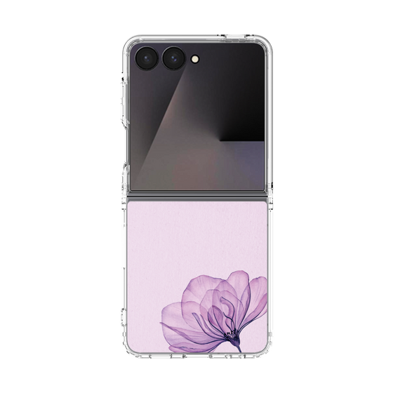 クリアケース［ Natural Flower - Purple ］