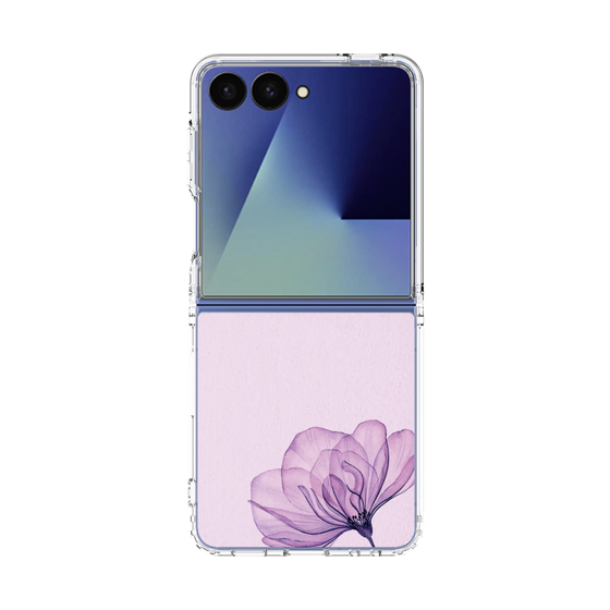 クリアケース［ Natural Flower - Purple ］