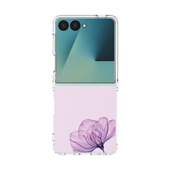 クリアケース［ Natural Flower - Purple ］