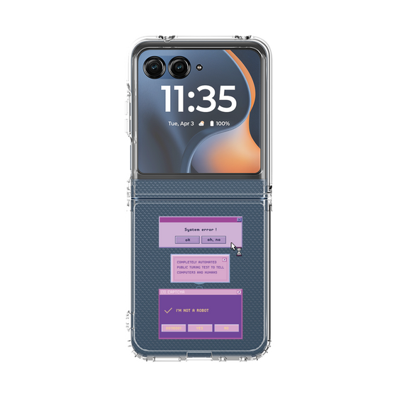 クリアケース［ I'm NOT A ROBBOT! ］