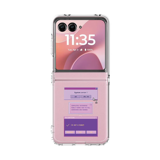 クリアケース［ I'm NOT A ROBBOT! ］