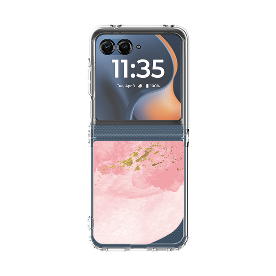 クリアケース［ pink layered ］