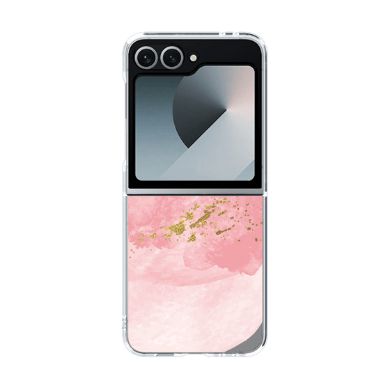 クリアケース［ pink layered ］