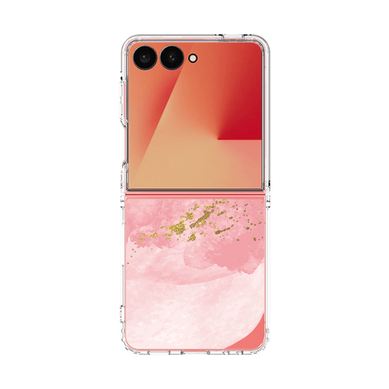 クリアケース［ pink layered ］