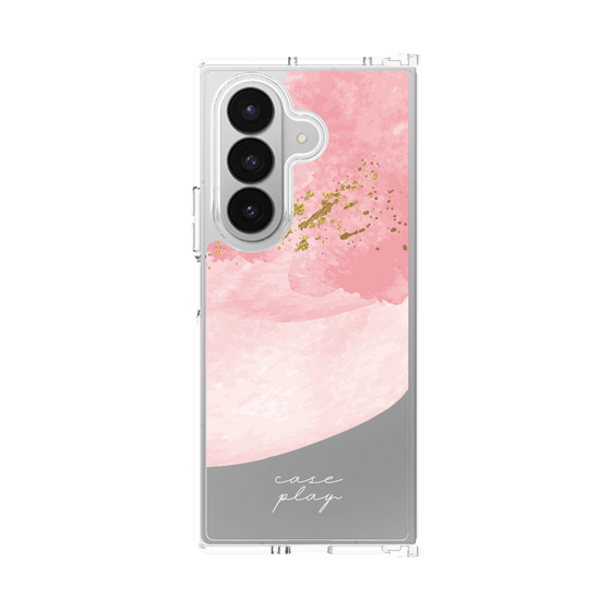 クリアケース［ pink layered ］