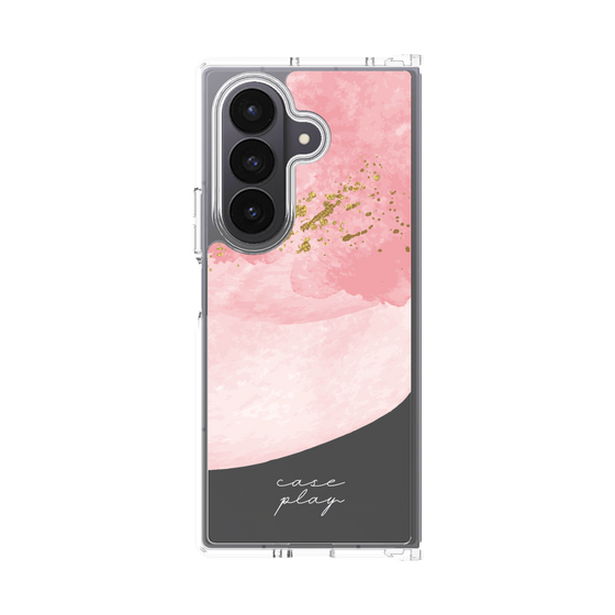 クリアケース［ pink layered ］
