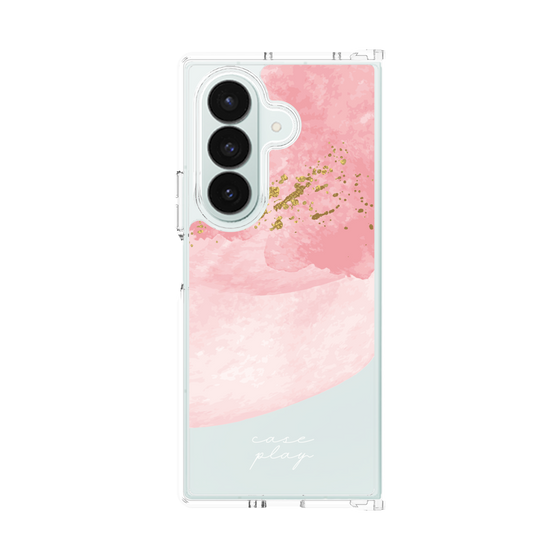 クリアケース［ pink layered ］