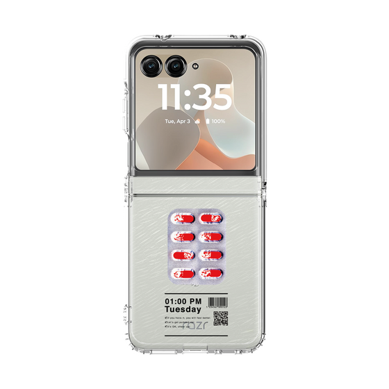 クリアケース［ 01:00 PM Tuesday ］