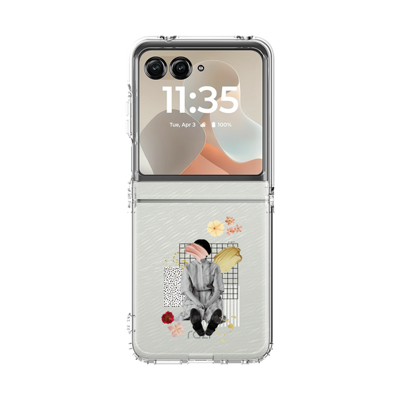 クリアケース［ Spring Picnic with Flowers ］