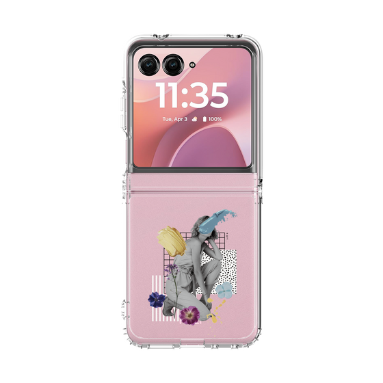 クリアケース［ Cool and languid Dull blue ］