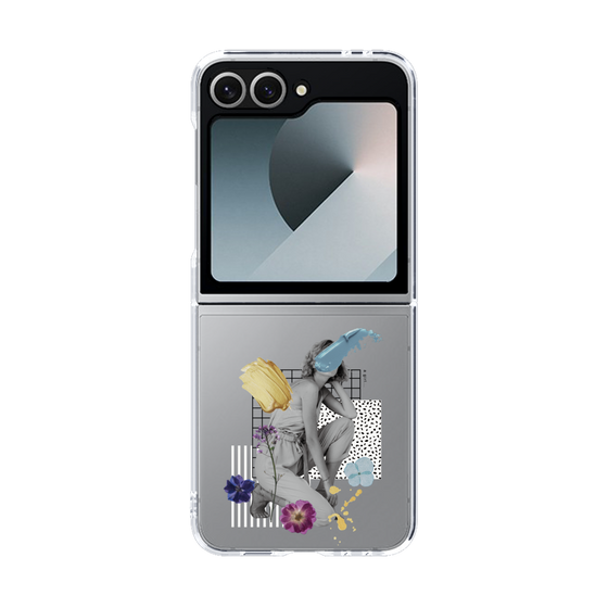 クリアケース［ Cool and languid Dull blue ］