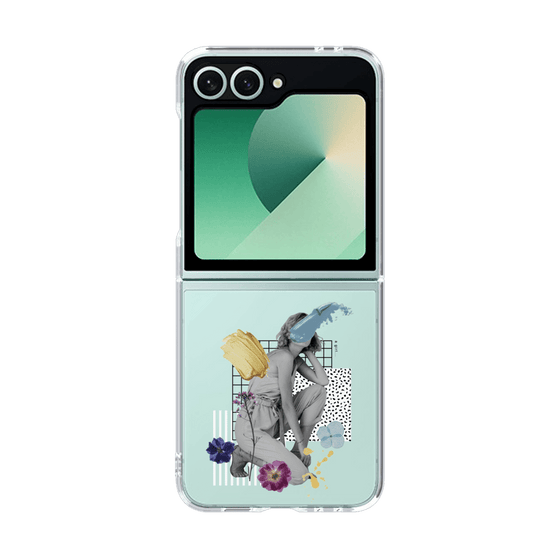 クリアケース［ Cool and languid Dull blue ］