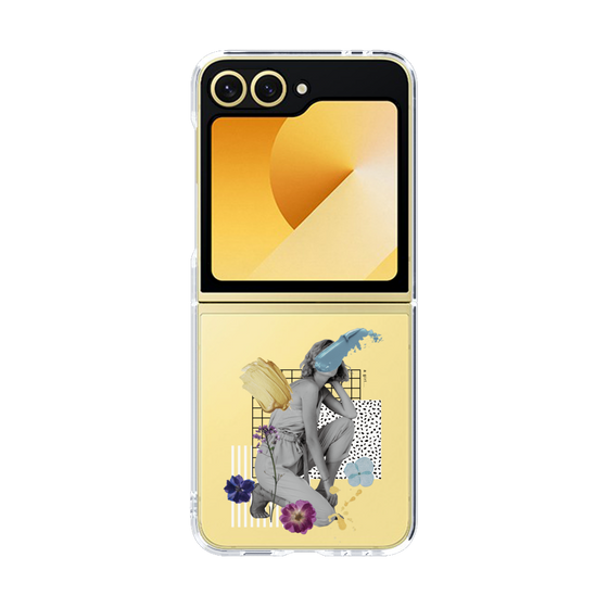 クリアケース［ Cool and languid Dull blue ］