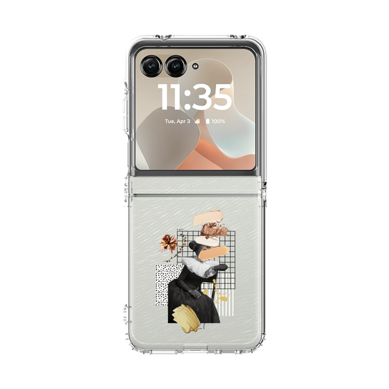 クリアケース［ Artistic Fall in Beige ］