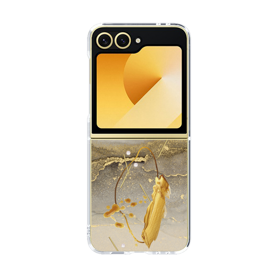 クリアケース［ Marble Nuance Painting Gray ］