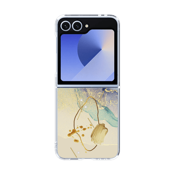 クリアケース［ Marble Nuance Painting Purple ］